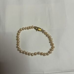 Real pearls bracelet